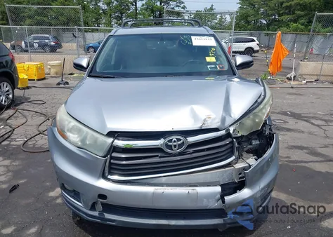 2015 Toyota Highlander Xle V6 from USA, damaged, VIN 5TDJKRFH9FS135872